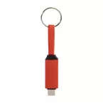 Keycab red  keyring 60W USB-C cable 