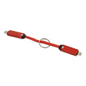 Keycab red  keyring 60W USB-C cable 