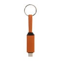 Keycab oranje  sleutelhanger 60W USB-C kabel 