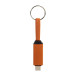 Keycab orange  keyring 60W USB-C cable 