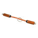 Keycab orange  keyring 60W USB-C cable 