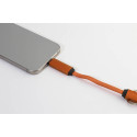 Keycab orange  keyring 60W USB-C cable 