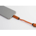 Keycab orange  keyring 60W USB-C cable 