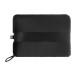 Napwrap black  2in1 travel blanket and pillow 