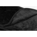 Napwrap black  2in1 travel blanket and pillow 