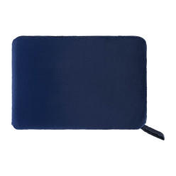 Napwrap dark blue  2in1 travel blanket and pillow 