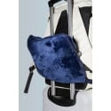 Napwrap bleu foncé  Couverture et oreiller de voyage 2 en 1 