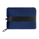 Napwrap dark blue  2in1 travel blanket and pillow 