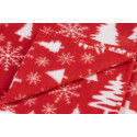 Kokkola red  RPET Christmas blanket 