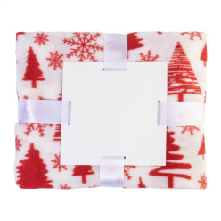 Kokkola white  RPET Christmas blanket 