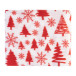 Kokkola white  RPET Christmas blanket 