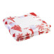 Kokkola white  RPET Christmas blanket 