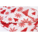 Kokkola blanc  Couverture de Noël en RPET 