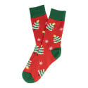Julsokka rouge vert Chaussettes de Noël, sapin 43-46