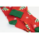 Julsokka rouge vert Chaussettes de Noël, sapin 43-46