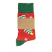 Julsokka red green Christmas socks, tree 38-42