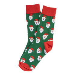Julsokka vert rouge Chaussettes de Noël, Père Noël 43-46