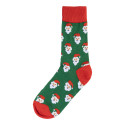 Julsokka vert rouge Chaussettes de Noël, Père Noël 43-46