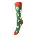 Julsokka green red Christmas socks, Santa Claus 43-46
