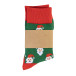 Julsokka groen rood Kerstsokken, Kerstman 38-42