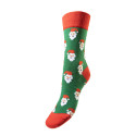 Julsokka vert rouge Chaussettes de Noël, Père Noël 38-42