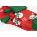 Julsokka rouge vert Chaussettes de Noël, bonhomme de neige 38-42