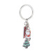 Jolfigurar rood  Kerstsleutelhanger 