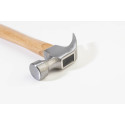 Strike natuurlijk zilver houten klauwhamer 