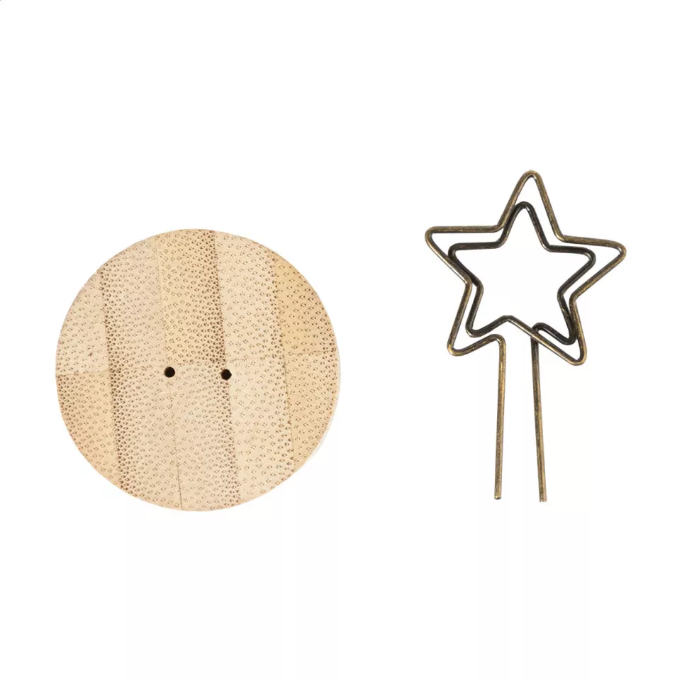 Skognot natural  Christmas note clip,...