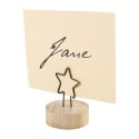 Skognot naturelle  Pince à papier de Noël, étoile 