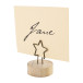 Skognot natural  Christmas note clip, star 
