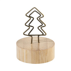 Skognot natural  Christmas note clip, tree 