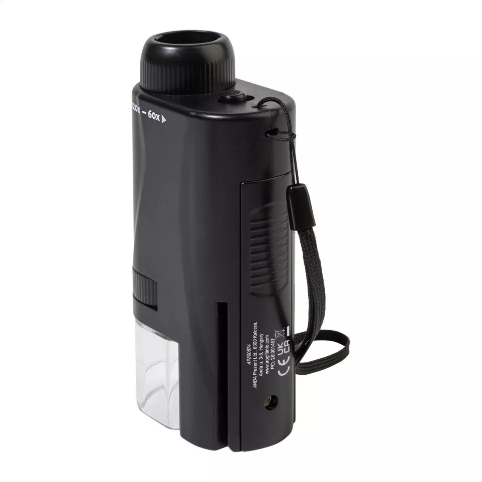 MiniPeek zwart  zakmicroscoop 