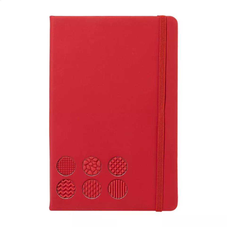 Senspuk rood  RPU antistress notebook 
