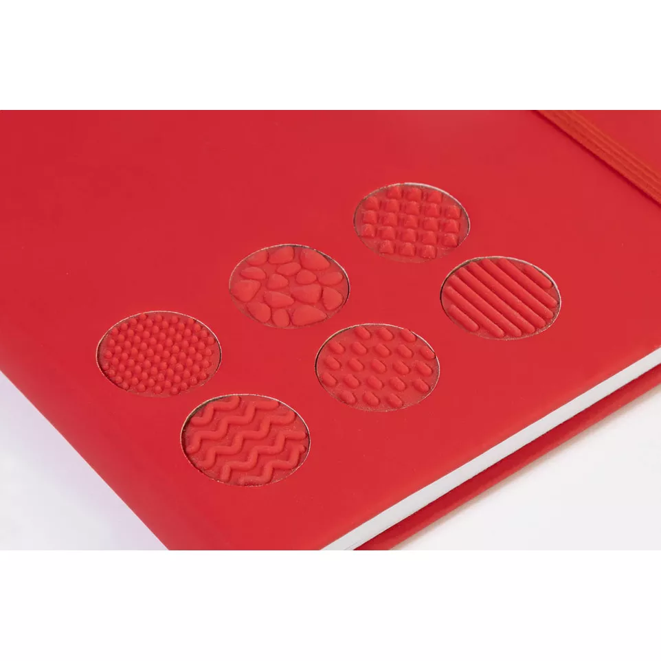 Senspuk rood  RPU antistress notebook 
