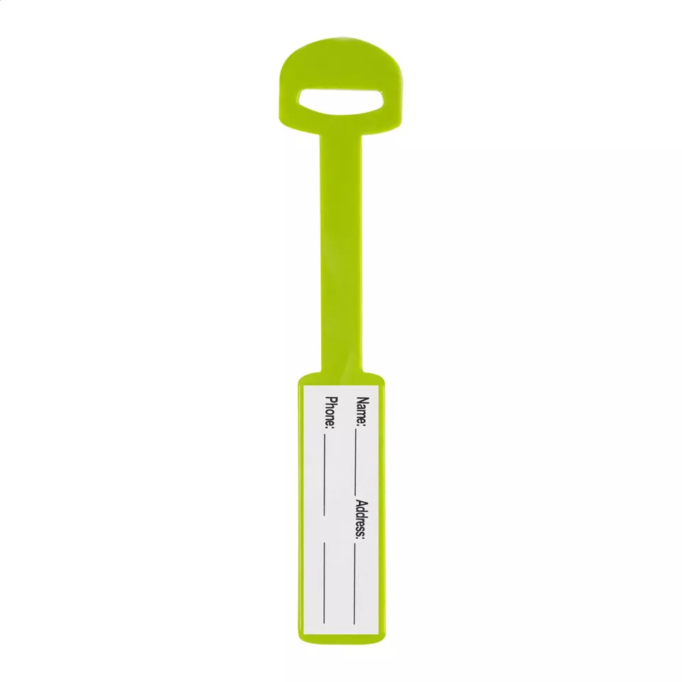 Pudong green  luggage tag 
