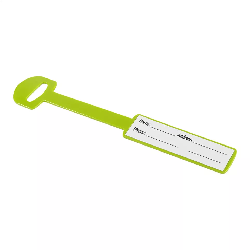 Pudong green  luggage tag 