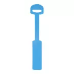 Pudong blue  luggage tag 