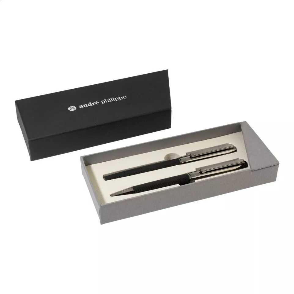 Losange noir  Parure de stylos 