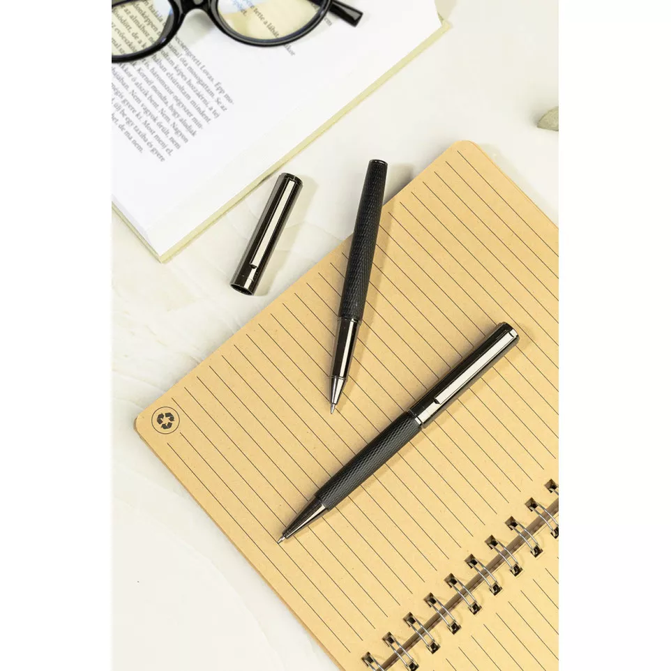 Losange noir  Parure de stylos 