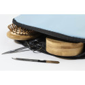 Pluum light blue  RPU cosmetic bag 