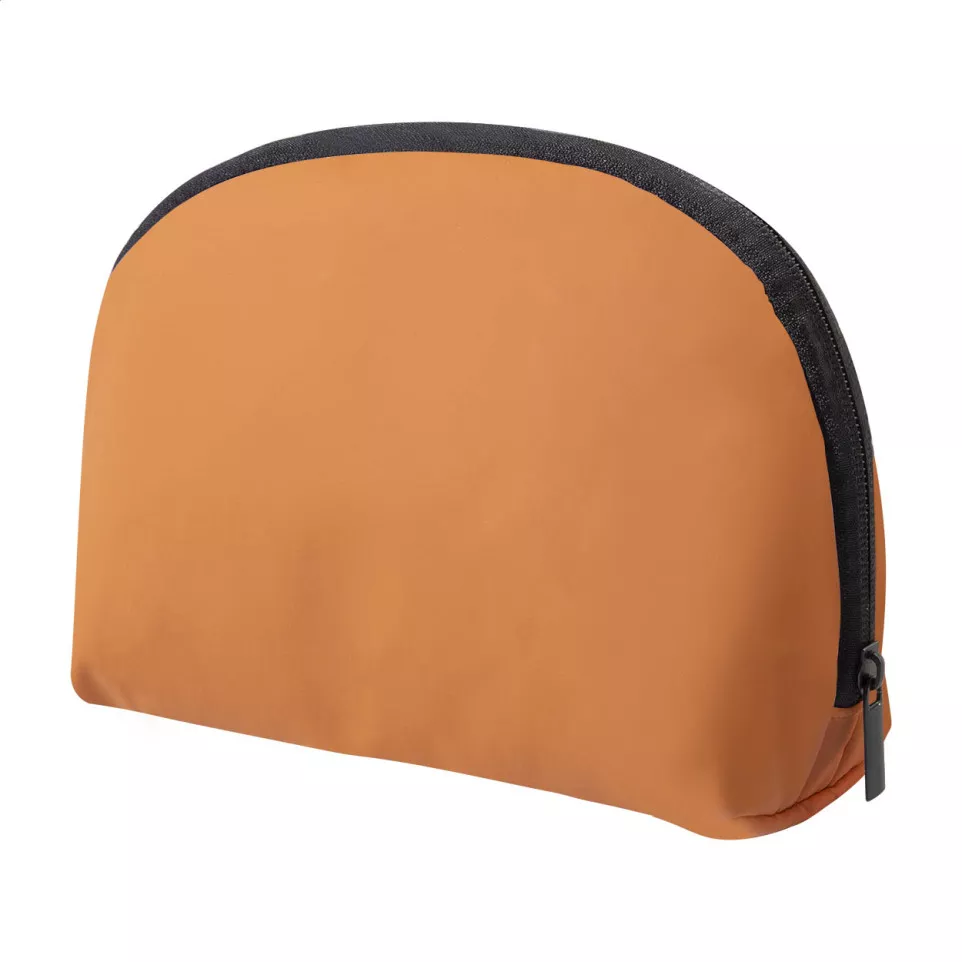 Pluum orange  RPU cosmetic bag 