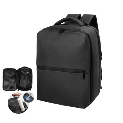 VacuFly black  RPET carry-on compression backpack 