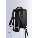 VacuFly black  RPET carry-on compression backpack 