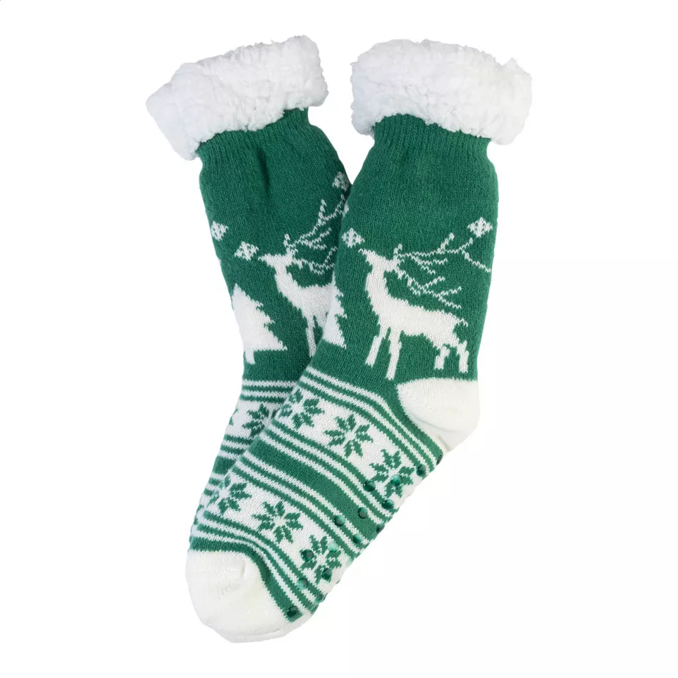 Norsokkar green  Christmas slipper...