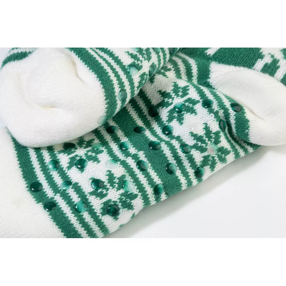 Norsokkar green  Christmas slipper...