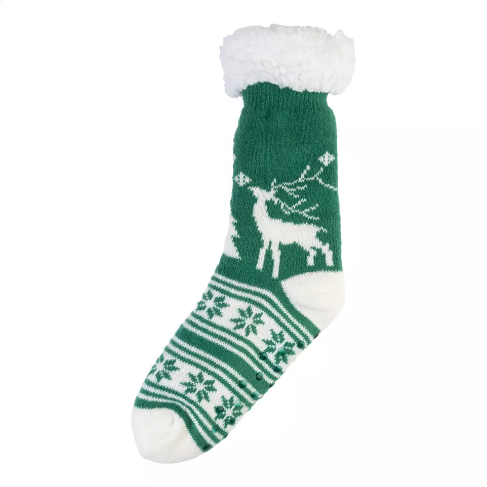 Norsokkar green  Christmas slipper...