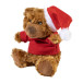 Mjuknalle brown red RPET plush teddy bear 
