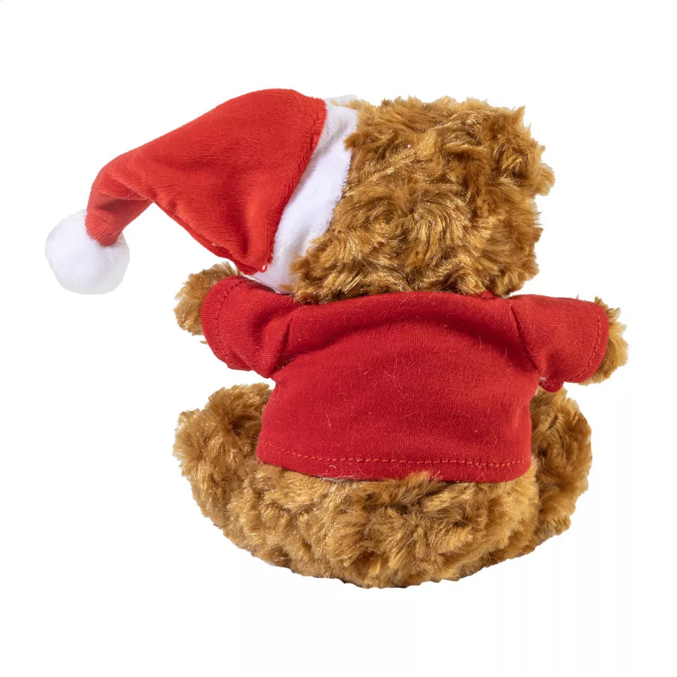 Mjuknalle brown red RPET plush teddy...