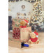 Mjuknalle brown red RPET plush teddy bear 